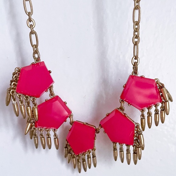 J.CREW Fuchsia Statement Necklace - Picture 3 of 4